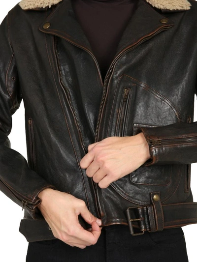 Shop Belstaff Mustang Jacket In Brown