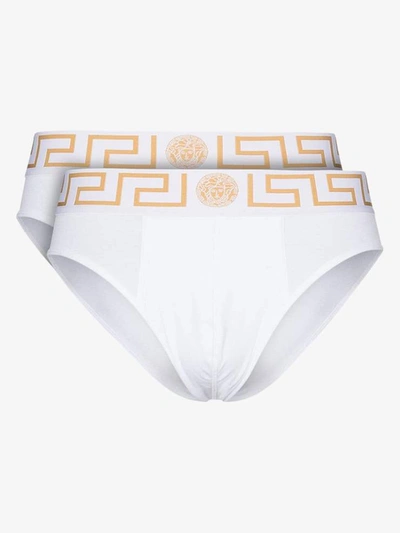 Shop Versace Underwear White