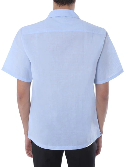 Shop Kenzo Casual Fit Shirt In Baby Blue