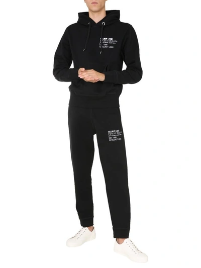 Shop Helmut Lang Jogging Pants In Black