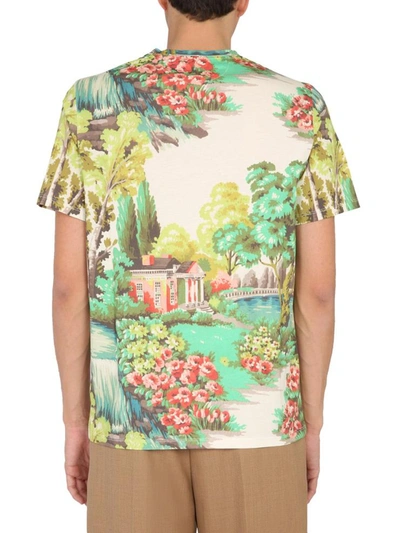 Shop Paul Smith Crew Neck T-shirt In Multicolour