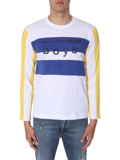 Shop Comme Des Garçons Shirt Long Sleeve T-shirt In Multicolour