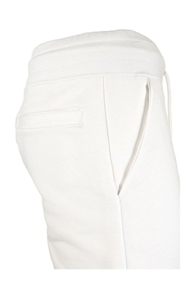 Shop Gcds Band Logo Sweatpants In White