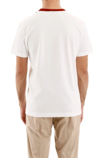 Shop Dolce & Gabbana T-shirt With Patch In Bianco