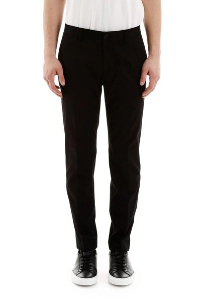 Shop Dolce & Gabbana Casual Trousers In Nero