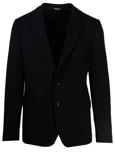 Shop Dolce & Gabbana Blazer Nero In Black