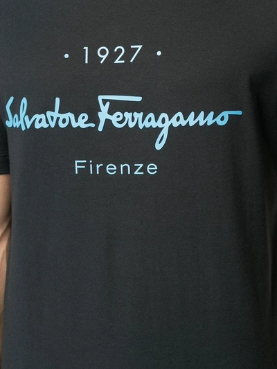 Shop Ferragamo Salvatore  T-shirts And Polos In Nero