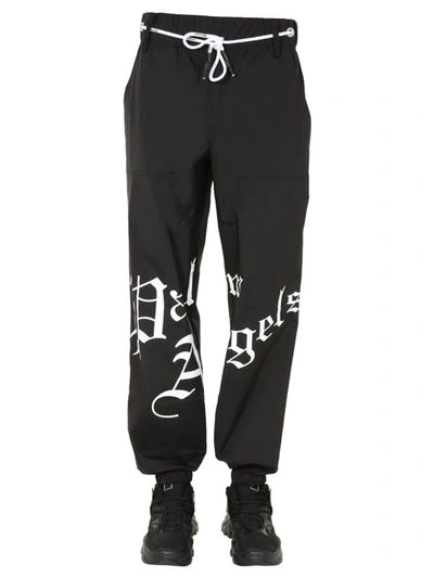 Shop Palm Angels "new Gothic" Trousers In Black