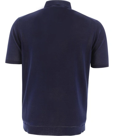 Shop Roberto Collina Classic Polo Shirt In Blue