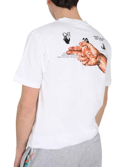 Shop Off-white Crew Neck T-shirt In White