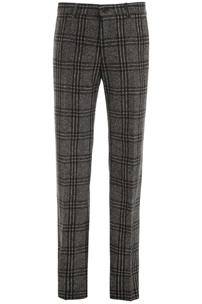 Shop Dolce & Gabbana Tartan Trousers In Quadri Check Tartan