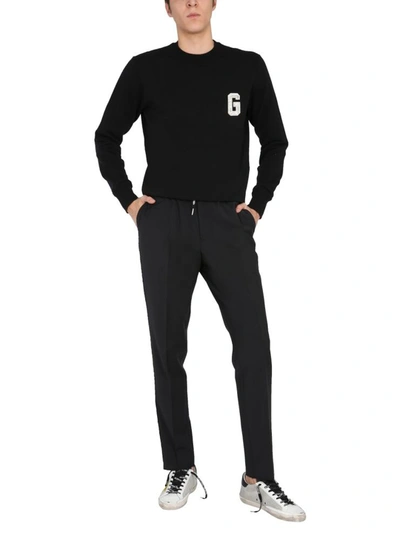 Shop Golden Goose "archibald" Sweatshirt In Black