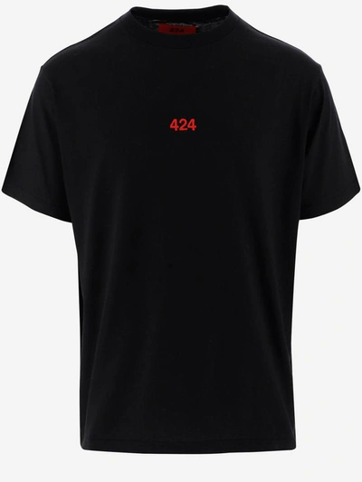 Shop 424 Uomo T-shirts And Polos In Nero