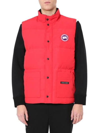 Shop Canada Goose "freestyle" Down Vest In Red