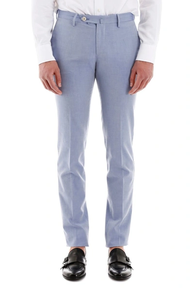 Shop Pt01 Super Slim Trousers In Blu