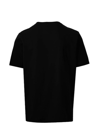 Shop Saint Laurent T-shirt Maxi Logo Nera In Black