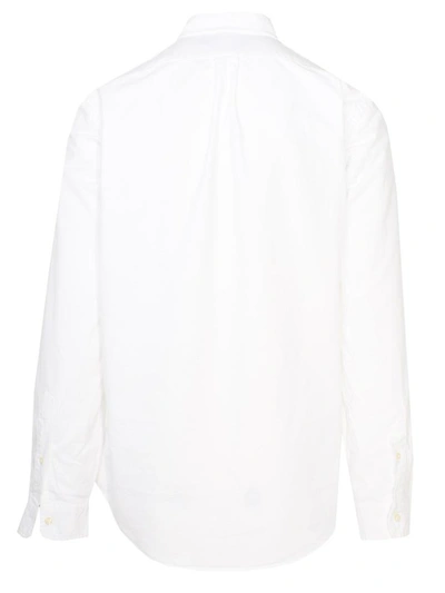 Shop Polo Ralph Lauren Camicia Oxford Bianca In White