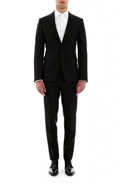 Shop Dsquared2 London Fit Suit With Crystals In Black