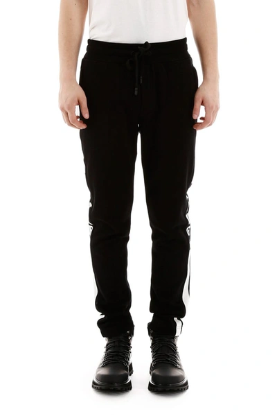 Shop Dolce & Gabbana Millennials Star Joggers In Nero