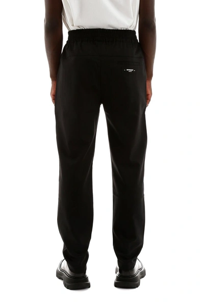 Shop Represent Wool Blend Joggers In Black