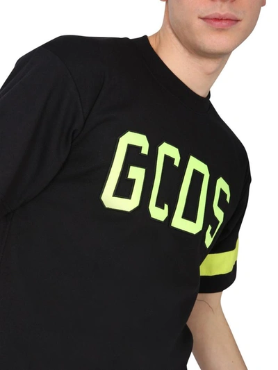 Shop Gcds Crew Neck T-shirt In Green