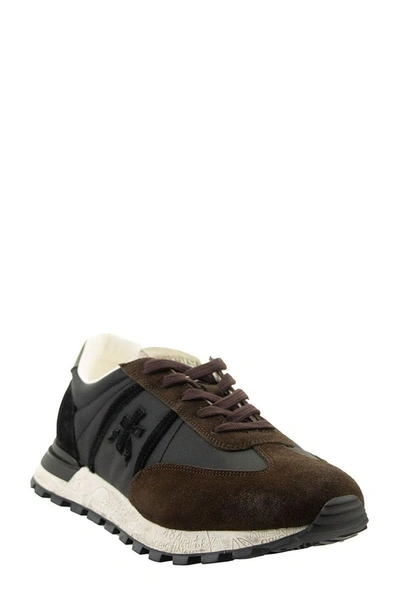 Shop Premiata Sneakers Johnlow_5066 In Blue/brown