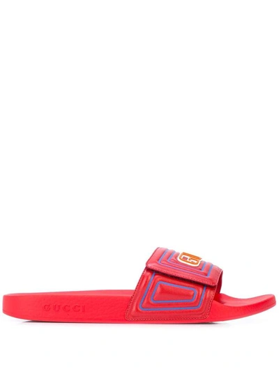 Shop Gucci Sandals Red