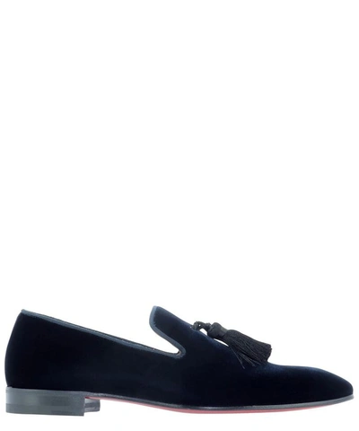Shop Christian Louboutin "officialito" Loafers In Blue