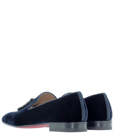 Shop Christian Louboutin "officialito" Loafers In Blue