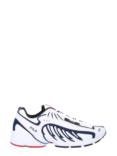 Shop Msgm Fila Sneakers In White