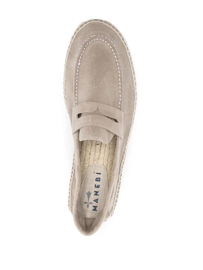 Shop Manebi Flat Shoes Dove Grey
