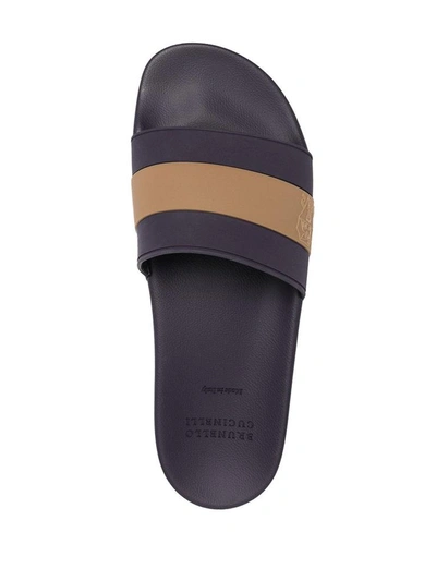 Shop Brunello Cucinelli Sandals Blue