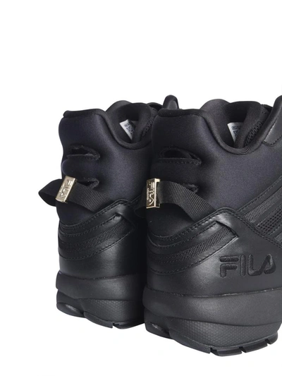 Shop Fila D-stack Cage Crossover Sneakers In Black