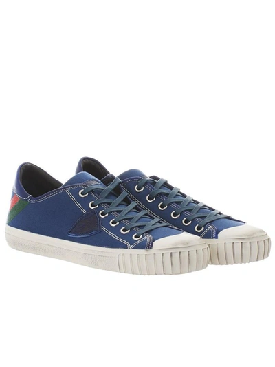 Shop Philippe Model Grlu Bc03 Sneaker In Blue
