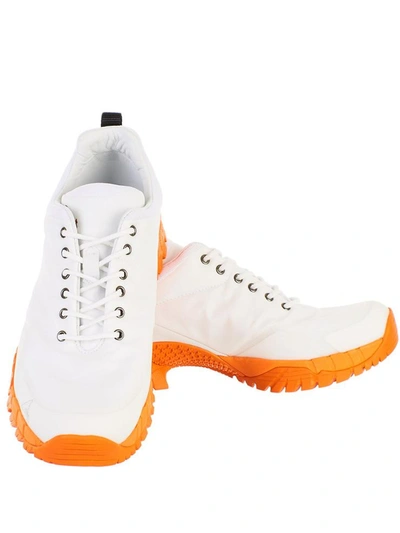 Shop Roa White Oblique Sneakers