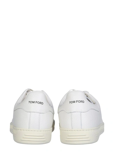 Shop Tom Ford Low Sneakers In White