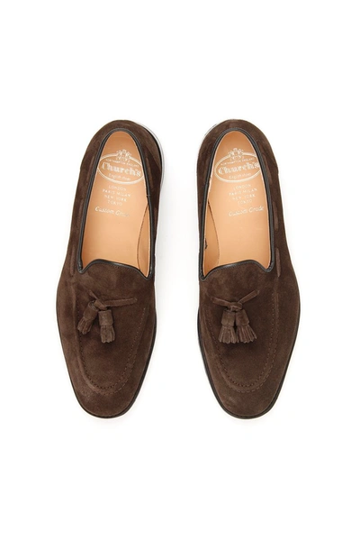 Shop Church's Suede Loafers In Brown