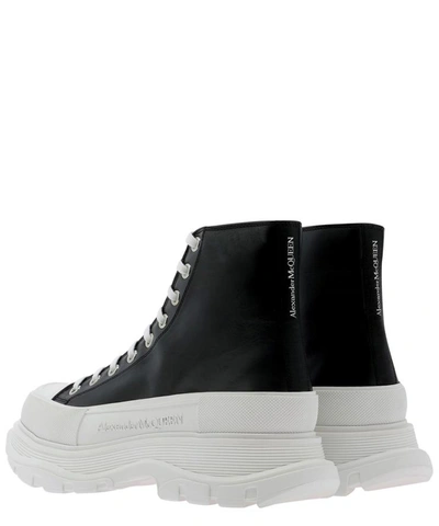 Shop Alexander Mcqueen "tread Slick" Ankle Boots In Black  