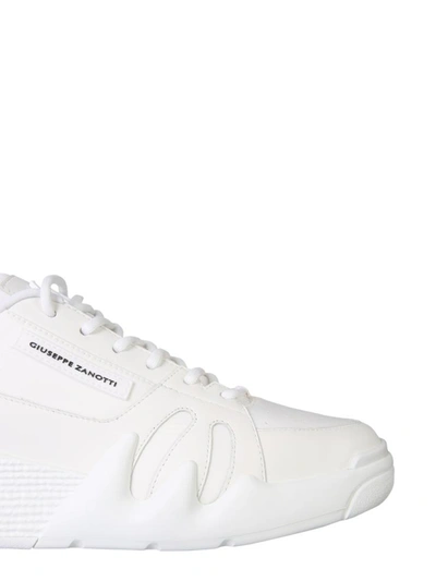 Shop Giuseppe Zanotti "talon" Sneakers In White
