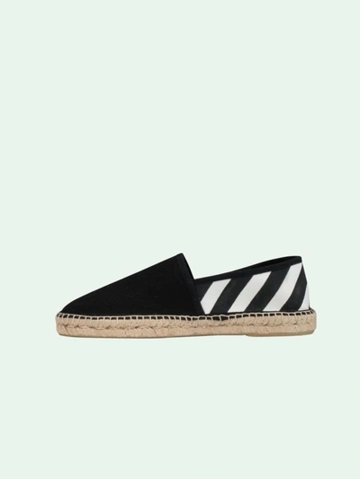 Shop Off-white Off White Flat Shoes Black