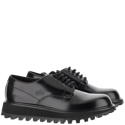 Shop Dolce & Gabbana Flat Shoes In Nero