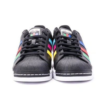 Shop Adidas Originals Adidas Sneakers In Core Black - Green