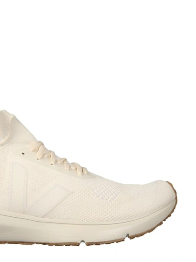 Shop Rick Owens "veja Sock Runner" Sneakers In White