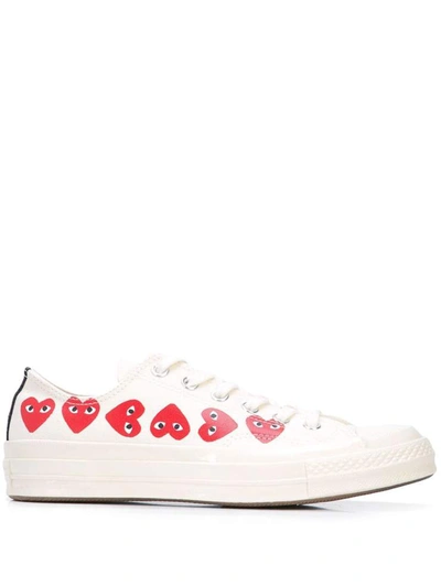 Shop Comme Des Garçons Comme Des Garcons Sneakers White