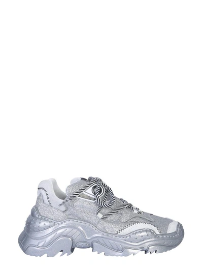 Shop N°21 Billy Sneaker In Silver