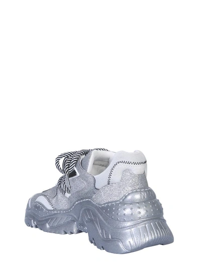 Shop N°21 Billy Sneaker In Silver