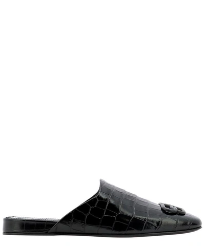 Shop Balenciaga "cosy Bb" Mules In Black  