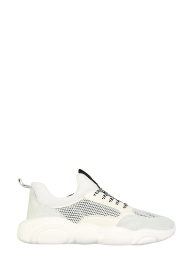 Shop Moschino Teddy Sneakers In White