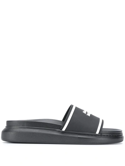 Shop Alexander Mcqueen Sandals Black