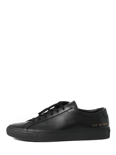 Shop Common Projects Sneakers Achilles Black